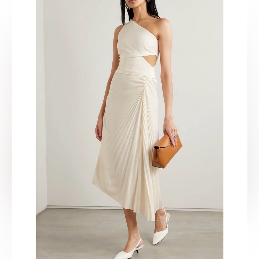 NWT A.L.C. Dahlia One Shoulder Dress 10